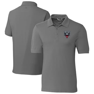  D.C. United Cutter & Buck Advantage Eco Tri-Blend Pique Polo - Gray